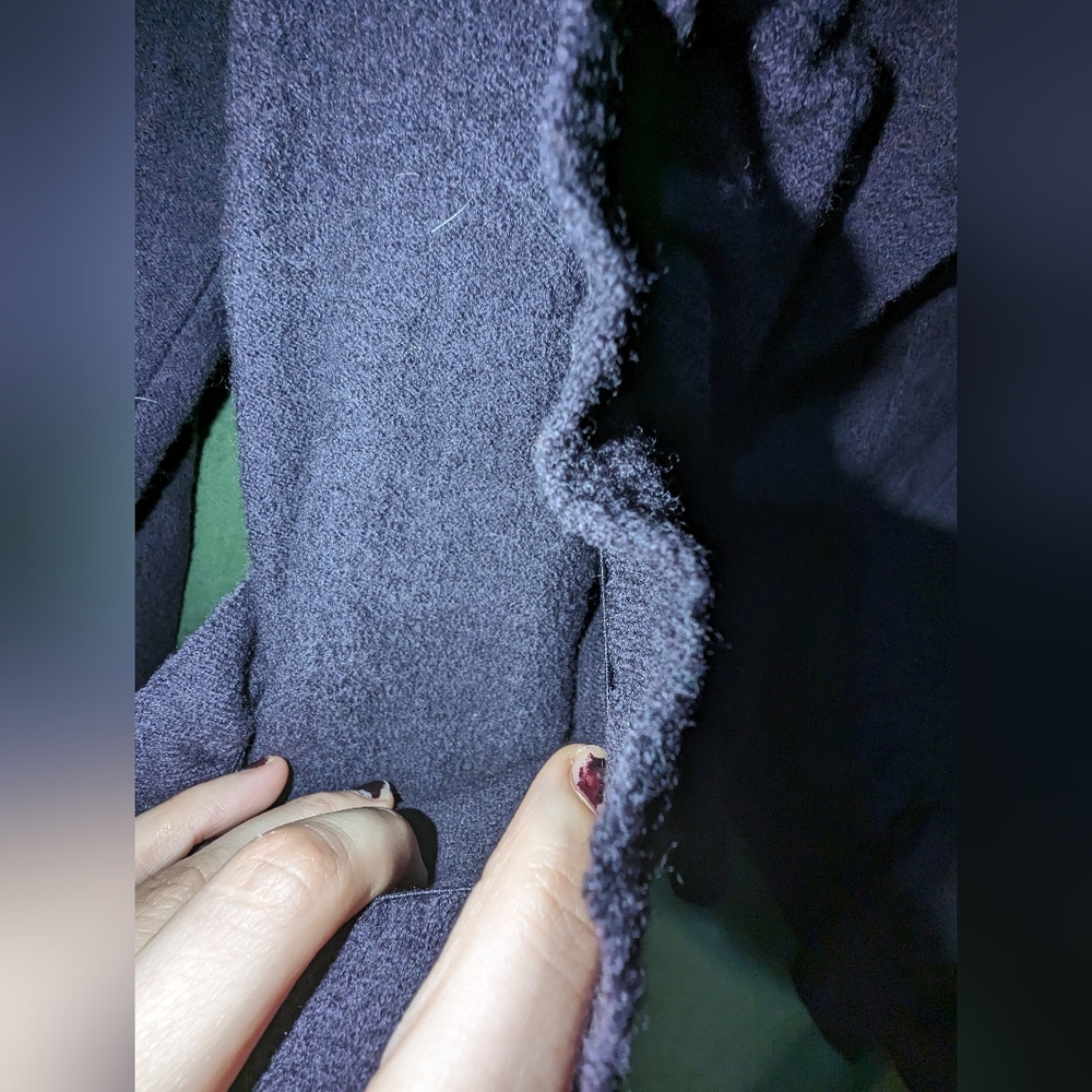 Anthropologie Charlie&Robin Wool Deep Purple Cardigan - Picture 2 of 6